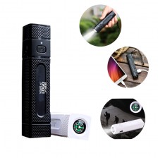 2600 mAh Portable Power Bank Flashlight with Compass